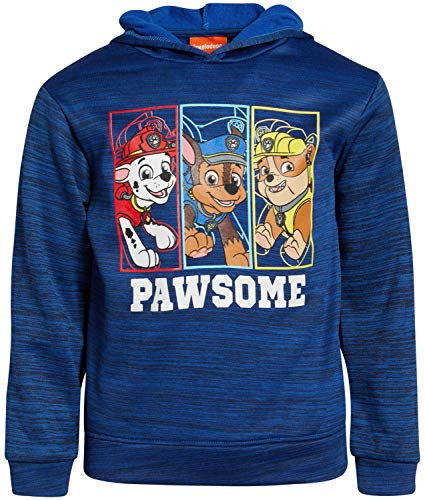 Nickelodeon Boys Paw Patrol Fleece Pullover Character Hoodie (Toddler/Little Kid) (Dark Blue, 3T)'