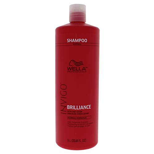 Wella Brilliance Shampoo for Fine To Normal Colored Hair for Unisex, 33.8 Ounce Wella Brilliance Shampoo for Fine To Normal Colored Hair for Unisex, 33.8 Ounce