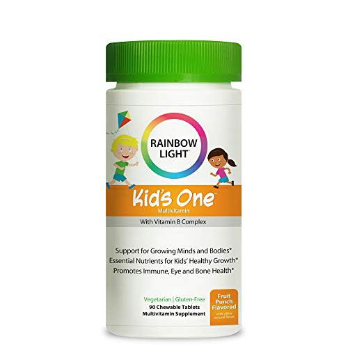 Rainbow Light Kids One Multivitamin With Vitamin B Complex, Fruit Punch Flavor - 90 Tablets (Package May Vary) Rainbow Light Kids One Multivitamin With Vitamin B Complex, Fruit Punch Flavor - 90 Tablets (Package May Vary)