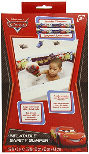 Disney Cars Inflatable Safety Bathtub Bumpers, Red