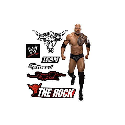 FATHEAD The Rock: Teammate-Officially Licensed Disney Removable Wall Decal, Multicolor
