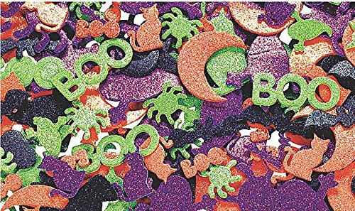 Glitter Halloween Adhesive Foam Shapes - Crafts for Kids and Fun Home Activities