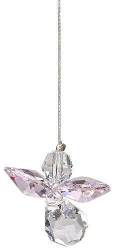 Woodstock Crystal Guardian Angel, October Rose- Rainbow Maker Collection
