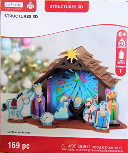 Christmas Nativity Jesus Craft 3D Foam Kit 169 Pieces