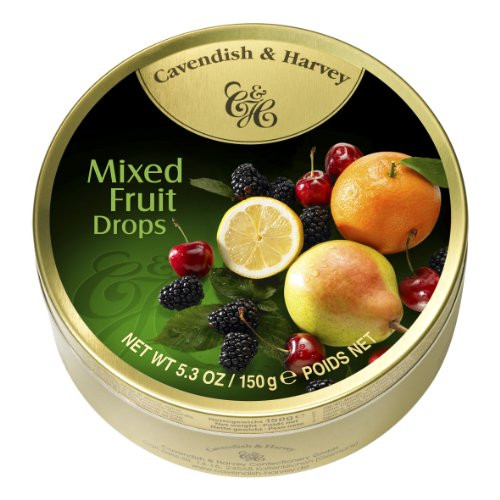 Cavendish & Harvey Mixed Candy Tin, Fruit, 5.3 Ounce (Pack of 12) Cavendish & Harvey Mixed Candy Tin, Fruit, 5.3 Ounce (Pack of 12)
