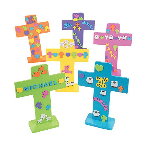 Exciting Easter Foam Crosses - Crafts for Kids and Fun Home Activities