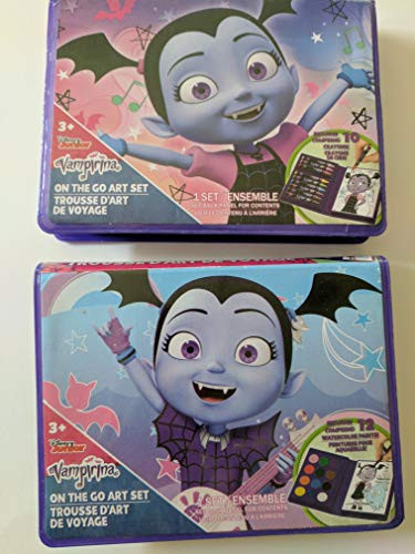 AUX E.-U. Vampirina On The GO Art Sets - Crayons and Water Color Paints