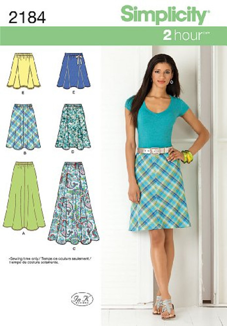 Simplicity Learn to Sew Women's Skirt Sewing Pattern, Sizes 6-14