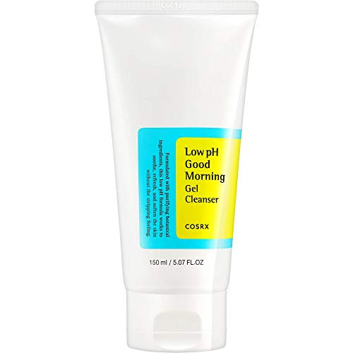 COSRX Low pH Good Morning Gel Cleanser, 5.07 fl.oz / 150ml | Mild Face Cleanser | Korean Skin Care, Vegan, Cruelty Free, Paraben Free