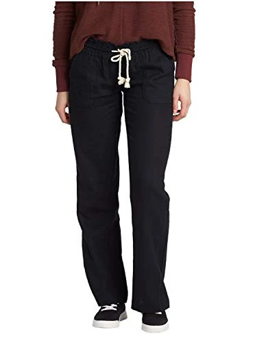 Roxy Women's Oceanside Pant, True Black Medium