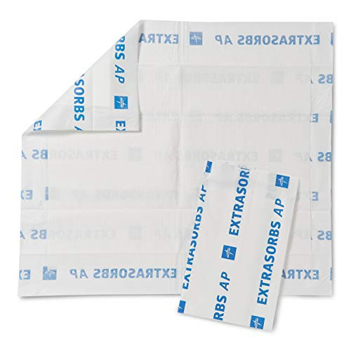 Medline Extrasorbs Drypad Underpads Air Permeable 30 x 36 inches (Pack of 25)