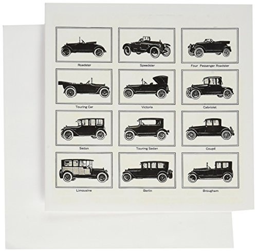 3dRose Antique Cars - Greeting Cards, 6 x 6 inches, set of 6 (gc_34777_1)