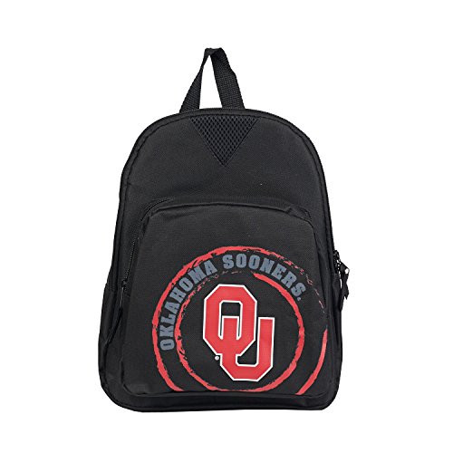 NCAA Oklahoma Sooners Offense Mini Backpack, 12-Inch, Black