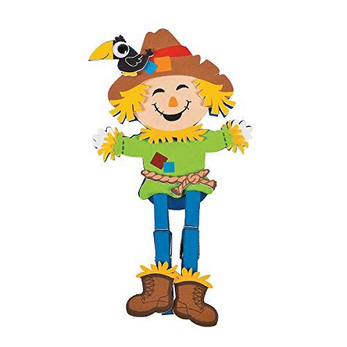 Scarecrow Clothespin Craft Kit -12 - Crafts for Kids and Fun Home Activities