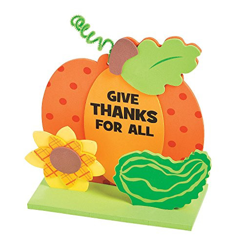 Give Thanks 3D Tabletop Decoration Craft Kit -12 - Crafts for Kids and Fun Home Activities