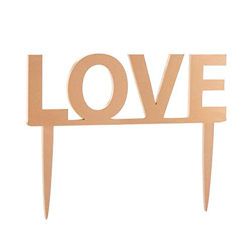 Darice, David Tutera, 1 Piece, Copper Welcome Cake Topper