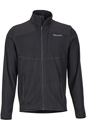 Marmot Men's Reactor 100-Weight Fleece Jacket, Black, Small