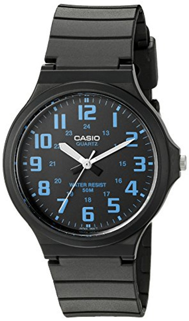 Casio Men's 'Easy To Read' Quartz Black Casual Watch (Model: MW240-2BV)