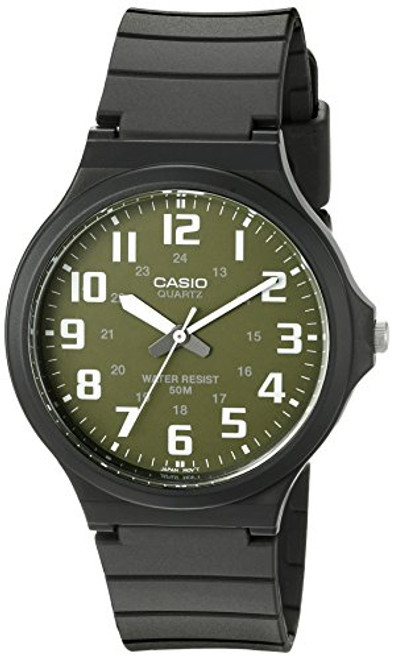 Casio Men's 'Easy To Read' Quartz Black Casual Watch (Model: MW240-3BV)