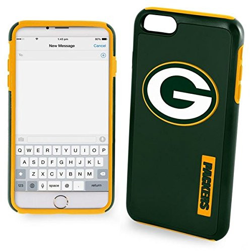 Forever Collectibles - Licensed NFL Cell Phone Case for Apple iPhone 6 Plus / 6s Plus - Retail Packaging - Green Bay Packers Forever Collectibles - Licensed NFL Cell Phone Case for Apple iPhone 6 Plus / 6s Plus - Retail Packaging - Green Bay Packers