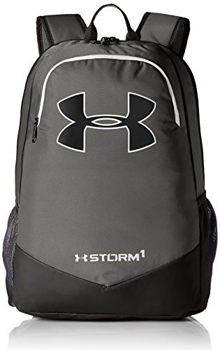 Under Armour Boy's Storm Scrimmage Backpack, Graphite (040)/White, One Size Fits All