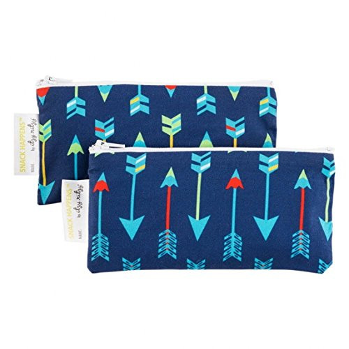 Itzy Ritzy Mini Reusable Snack and Everything Bag, Bold Arrows