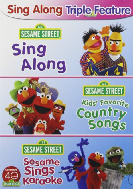 Sesame Street: Sing Along Triple Feature (Sing Along / Kids' Favorite Country Songs / Sesame Sings Karaoke)