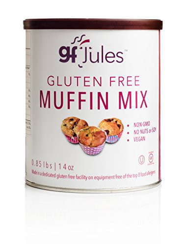 gfJules Gluten Free Muffin Mix - Voted #1 by GF Consumers, 0.85 lb Can, Pack of 1