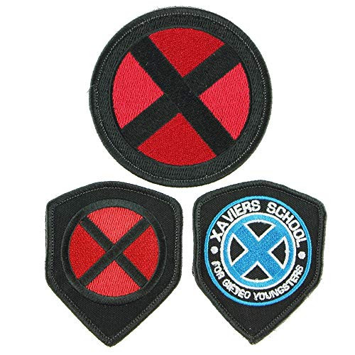 LiZMS Tactical Patch : 3 Patches X-Men Team Super Hero - Hook and Loop Fasteners