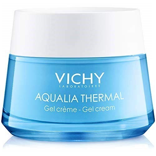 Vichy Aqualia Thermal Mineral Water Gel Moisturizer for Face with 97% Natural Origin Hyaluronic Acid, Dermatologist Recommended for 48-hr Hydration, Mineral Oil & Paraben-Free, 1.69 Fl. Oz