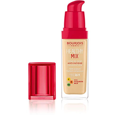 Bourjois Healthy Mix Anti-Fatigue Medium Coverage Liquid Foundation, 51 Light Vanilla, 30ml, SPF