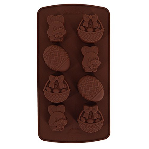 Sherry Molds Easter Egg and Bunny Mold Silicone Mold Bakeware Tools for Chocolate, Candy, Baking Muffin Cake
