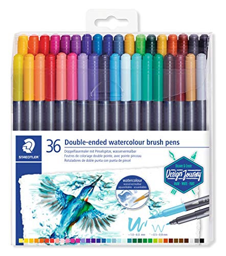 STAEDTLER 3001 TB36 ST Double-Ended Watercolour Brush Pen
