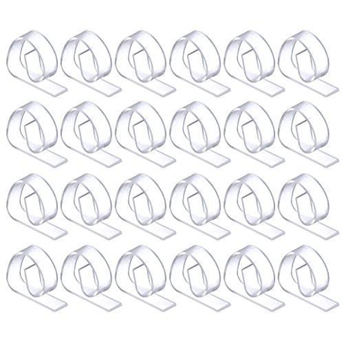 72 Plastic Tablecloth Clips (Receive 72 Per Order) (CLEAR, 1)