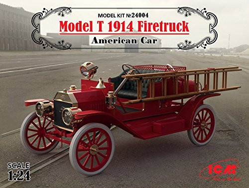 Model T 1914 Firetruck, American CAR 1/24 ICM 24004