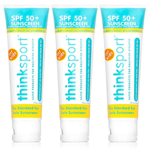 Thinksport Kids Safe Sunscreen SPF 50+ (3 ounce) (3 pack)