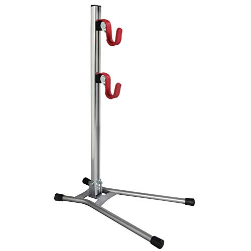 Minoura DS-532-600L Bicycle Storage and Display Stand, Brushed Silver