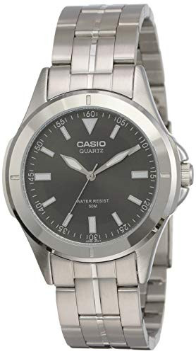 Casio #MTP1214A-8AV Men's Metal Fashion Grey Dial Casual Analog Watch