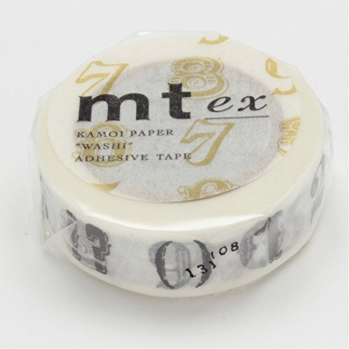 MT Washi Masking Tape, 15mm x 10m, Black (MTEX1P44)