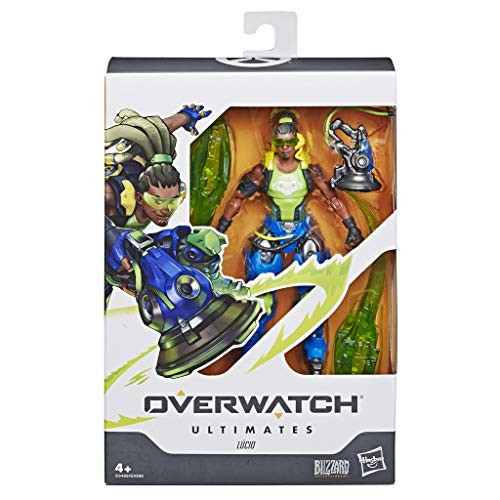 Overwatch Ultimates Series Lucio 6 Inch Scale Collectible Action Figure with Accessories, Blizzard Video Game Character Overwatch Ultimates Series Lucio 6 Inch Scale Collectible Action Figure with Accessories, Blizzard Video Game Character