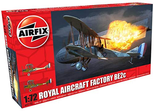 Airfix Royal Aircraft Factory BE2c Night Fighter 1:72 Military Plastic Model Kit
