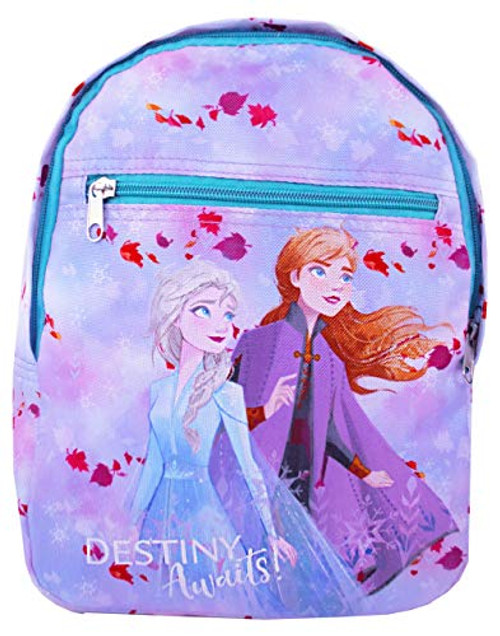 Disney Frozen 2"Destiny Awaits" Anna And Elsa Girls Character Backpack