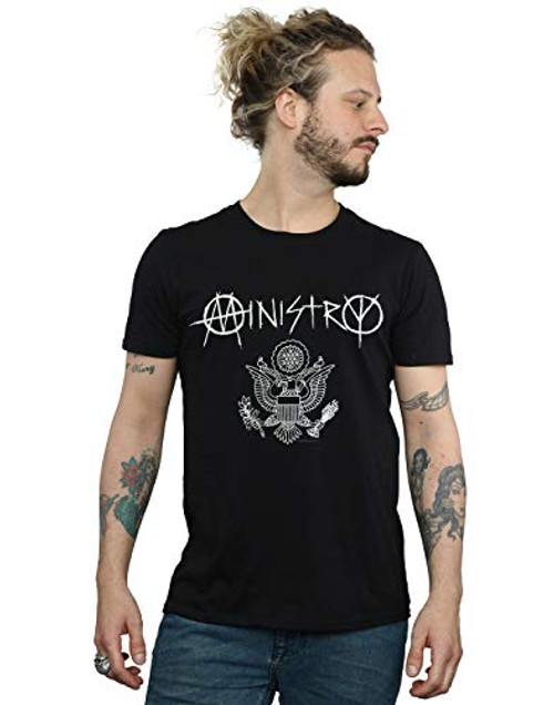 ABSOLUTECULT Ministry Men's Great Seal T-Shirt Black Small ABSOLUTECULT Ministry Men's Great Seal T-Shirt Black Small