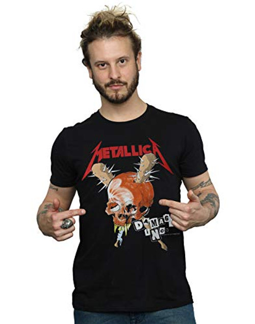 ABSOLUTECULT Metallica Men's Damage Inc. Tour T-Shirt Black Small ABSOLUTECULT Metallica Men's Damage Inc. Tour T-Shirt Black Small