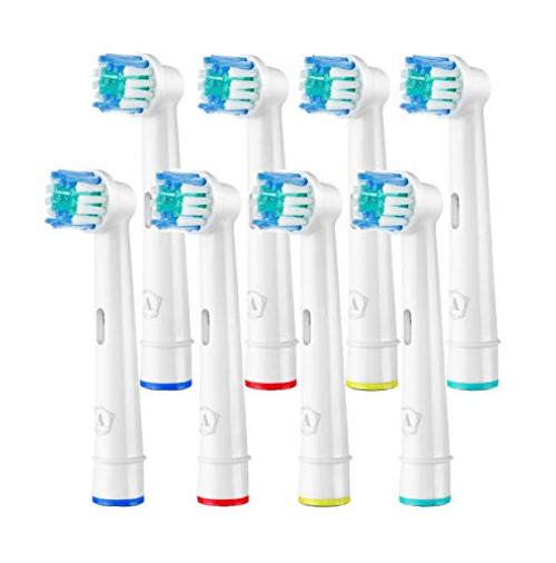 Aster Electric Toothbrush Replacement Heads (8 Pack), Compatible Oral B Toothbrush Heads, Replacement Compatible Braun Oral B Replacement Heads Aster Electric Toothbrush Replacement Heads (8 Pack), Compatible Oral B Toothbrush Heads, Replacement Compatible Braun Oral B Replacement Heads