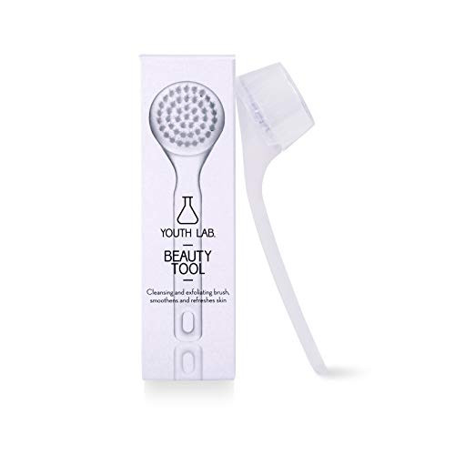 YOUTH LAB Beauty Tool - Facial Cleansing and Exfoliating Brush - Blackhead Remover -Face Skin Scrub Massager and Pore Cleaner for Soft Radiant Complexion - Gentle and Effective Cleaning Exfoliator