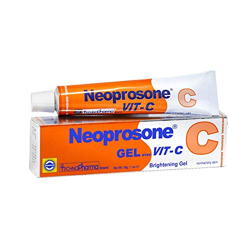 Neoprosone Brightening Gel - Formulated to Fade Dark Spots on: Neck, Face, Harmpit - Skin Brightening Properties, with Alpha Arbutin Complex and Vitamin C