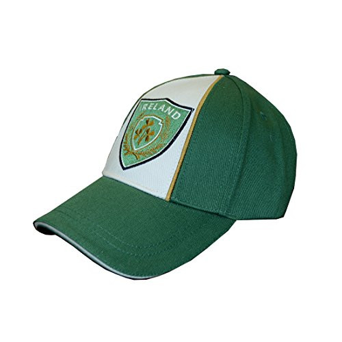 Traditional Craft Ltd. Green/Cream Ireland Badge Baseball Cap