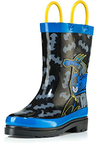 DC Comics Batman Boy's Rain Boots - Size 12 Little Kid