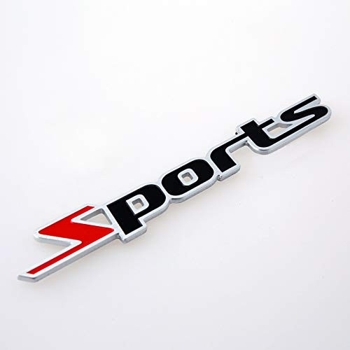 LINLINK Sports Letter Car Sticker Emblem Badge Decal Sports Logo Word Auto Decoration